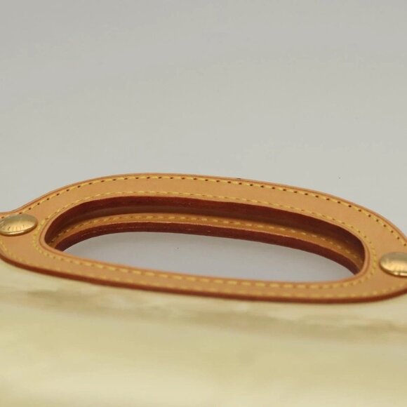 LOUIS VUITTON Monogram Vernis Roxbury Drive Hand Bag Perle M91374 Auth 134503 - Picture 9 of 16